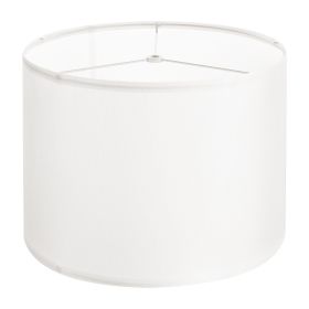 Drum Lamp Shade, 13 in Top x 13 in Bottom x 10 in High, Medium Drum Linen Lampshade, Replacement Lamp Shade for Table Lamps Floor Lamps Pendant L