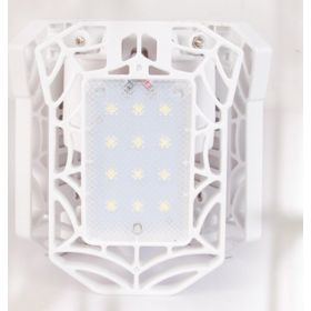 General Deformable Lamp Garage Light Radar Warehouse Industrial Lamp Home Lighting High Intensity (Option: New White 60W)